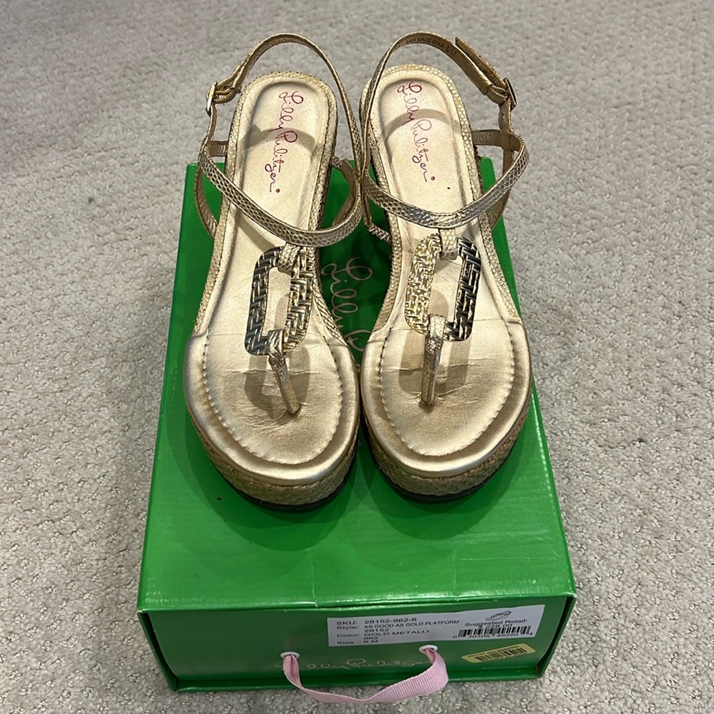 Lilly Pulitzer sandal wedge